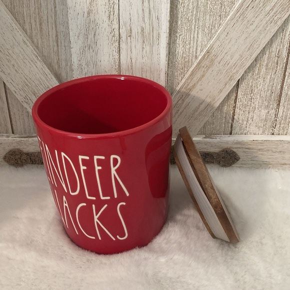 Rae Dunn Reindeer Snacks Cellar - Picture 5 of 10